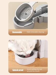 No Electricity Required! 520ml Capacity Hanging Pet Cage Water Feeder, Automatic Refilling Bowl For Cats, Dogs, Rabbits, Hamsters, Leak & Splash Proof Design - Multicolor - View 9