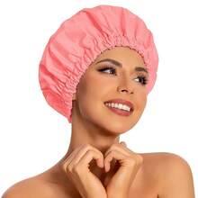 Shower Caps - Orange Pink - View 2