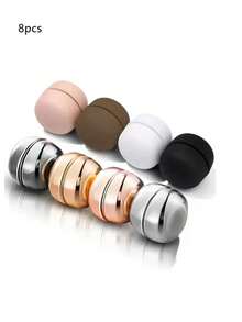 8pcs Premium Strong Hijab Magnetic Pins, No-Snag Multi-Use Hijab Magnets, Professional Pinless Magnetic Hijab Pins, Women Magnetic Hijab Clips, Scarf Holders AccessoriesWomen - Multicolor - View 14
