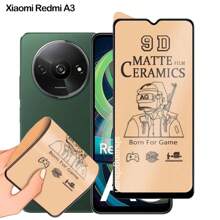 2-in-1 Keramik Bildschirmschutz Soft Film + modisches Vierblatt Kleeblatt Muster Handyhülle, geeignet für Redmi A3, Vivo V50Lite, Redmi A5 und alle Serien von OPPO, Vivo, I Tel, Realme, Transsion, Redmi, Honor