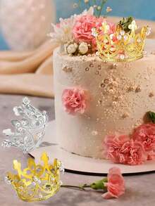 1 pièce Accessoire de cheveux Serre-tête de princesse élégant, Couronne pour femme pour danse européenne et américaine, Fête d'anniversaire, Mariage adulte, Séance photo, Couronne de mariée en alliage avec strass, Décoration d'activité, Accessoire de cosplay - Multicolore - Voir 10