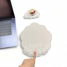 2pcs Cloud Shaped Wrist Rest Mouse Pad - Ergonomic Desk Computer Office Gaming Home Mouse Wrist Pillow, PU Foam Soft Support To Relieve Pain, Suitable For Home Office Computer