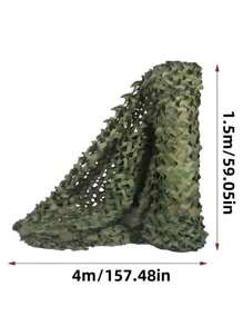 Tela ligera de camuflaje para dar sombra, con 80% de protección solar, plegable, adecuada para acampada, picnic en la playa, pabellones, ocio al aire libre en balcones, barreras de privacidad y coberturas exteriores