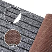 Cool SummerOutdoor Indoor 2ft X 6ft Runner Rug Hallway Custom Sizes NonSlip Rubber Backing Area Runner Rugs Waterproof Carpet Rugs For Kitchen Entryway Balcony Garage Stair Laundry - Stripe-gray - View 4