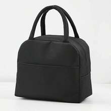 1 pieza Caja Bento de doble capa, caja de almuerzo con estampado de madera con gran capacidad, recipiente de preparación de comida apto para microondas para estudiantes y trabajadores de oficina, útiles escolares