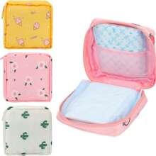 Sanitary Pad Storage Bag, Menstrual Bag, Portable Nylon Oxford Cloth Menstrual Cup Bag, Washable And Waterproof Reusable, Suitable For Teenage Girls And Women
