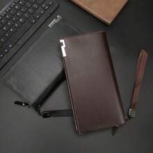 Men's Casual Versatile Long Wallet & Clutch For Men Wallet Purse Wallet Wristlet Wallet