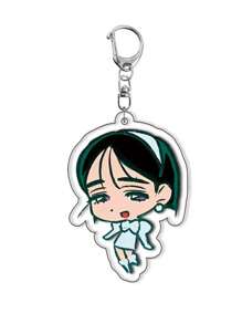 Anime Alien Stage Keychain Luka Ivan Till Mizi Hyuna Sua Key Chain Game Accessories Backpack Pendant Prop Jewelry Gift