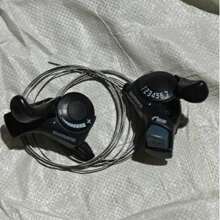 1 par de desviadores de bicicleta, accesorios de cambio de marcha delantero y trasero de 7/21 velocidades para bicicleta de montaña
