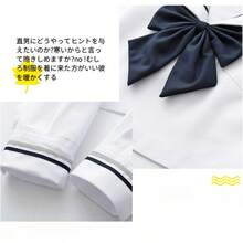 KLFYY JK Uniform Full Set Basic Spring Coast Gold Second Long Sleeve Japanese Soft Female Student College Style Sailor Suit - Bộ đồ dài tay (có nơ) - Xem 4