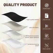 No Trace To Cover Leather Damage, Quickly Repair Leather Furniture, Damage Repair Patches Suitable For Furniture/Walls/Sofas/Tents/Car Seats/Leather Jackets/Furniture Renovation And Repair/Damage Repair, Simple And Easy To Operate, 8 Colors To Choose From