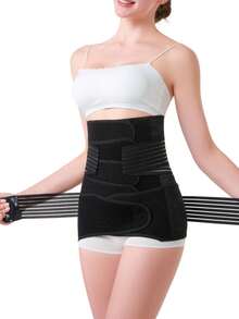 2 件/套腹部束带，包括腰部训练器 + 骨盆带，可调节钩环腰带，M-XXL - 彩色 - 查看 4