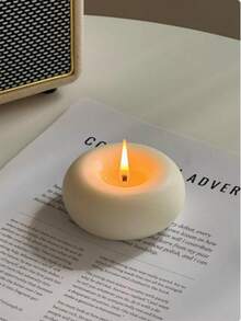 1/2/3Pcs Handmade Donut Candle, Holiday Decor, Creative Handicraft Gift, Aromatherapy Candle Ornament, Birthday Present, Cute Decoration, Photography Prop, Valentine's Day Gift, Mother's Day Gift, Creative Ornament, Shaped Candle, Home Decor, Dining Table Decor, Christmas Decoration