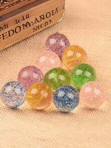 1/10/20PCS 32mm Space Bouncy Balls,Gold Dust Bouncy Balls,Glow-In-The-Dark Bouncy Balls,Glaze Bouncy Balls In Bulk,Space Themed Bouncy Balls Random Mix Color For Party Favors,Bag Fillers,Small Gift Ornaments Shake Cute Fun,Christmas Gifts,Party Favors,Gift Bag Fillers Things,Classroom Prizes,Bouncy Balls Bulk,Clear Balls,Sensory Ball - Multiple Colour - View 18