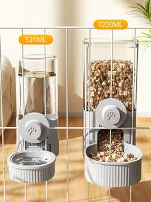 No Electricity Required! 520ml Capacity Hanging Pet Cage Water Feeder, Automatic Refilling Bowl For Cats, Dogs, Rabbits, Hamsters, Leak & Splash Proof Design - Multicolor - View 4