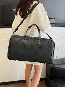 Vintage Multifunctional Commuting Versatile Tote Bag, Women Large Capacity Short Trip Carry-On Travel Bag, Travel Luggage Storage Bag, Lightweight Student Tote, Multifunctional Gym Bag, Business Travel Bag