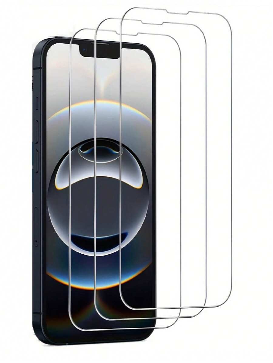 3 قطع واقي شاشة هاتف كامل الشاشة وواقي عدسة الكاميرا