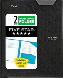 Five Advance - Carpeta Stay-Put, Negro, 1 paquete - Negro - - Ver 13