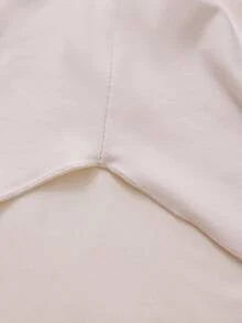 Women's Summer Solid Color Asymmetrical Hem Split Casual Skirt With Tie Waist, Relaxed Fashion Long Skirt Suitable For Daily Wear, Music Festivals, Rock