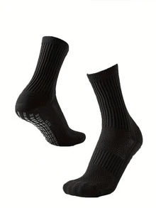 3/6 Pairs Of Mixed Color Men's Sports Socks, Enhancing Grip - Moisture Wicking Fabric _ Suitable For Football, Basketball, And Running. - Multicolor - View 14