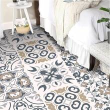 10pcs Bohemian Style Printed Floor Stickers, Self-Adhesive Waterproof Anti-Slip Wear-Resistant Peel And Stick Removable, Can Be Used For Living Room Bedroom Decor Kitchen And Bathroom Floor Wall Decor Landscaping, Cabinet Desktop Renovation Refurbishment, Available In Three Sizes: 5.91X5.91, 7.87X7.87, 11.81X11.81inch Home Decor Bathroom Decor Wall Paper Wallpapers Kitchen Accessories Kitchen Items Kitchen Decor Floor Tiles Flooring