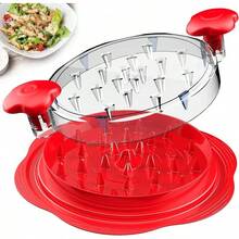 Desmenuzador de carne y pollo manual - Rallador de cocina - Rojo - Ver 12