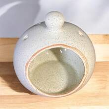 Round Ceramic Kitchen Dish - Rustic - View 2