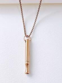 1pc Fashion Yoga Meditation Breathing Pendant Necklace, Anti-Anxiety Stress Relief Jewelry, Versatile Party Accessory, Edgy Street Sporty Hiphop Style Stainless Steel Necklace, Gift For Friends, Birthday, Popular Daily Wear Accessories - Meditation Necklace - View 6