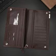 Men's Casual Versatile Long Wallet & Clutch For Men Wallet Purse Wallet Wristlet Wallet