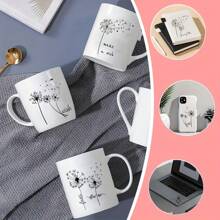 12 Stücke Pusteblumen Muster Thema UV DTF Transferaufkleber - DIY kreative Aufkleber zum Abdecken von Kratzern, für Laptops, Handyhüllen, Aufbewahrungsboxen & mehr (nur Transferpapier, keine Tassen), DIY Becher Aufkleber