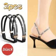 女士高跟防滑鞋带，弹性免系带鞋带，多色
