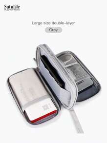 Bolsa organizadora electrónica, organizador electrónico portátil y a prueba de agua- Accesorios de viaje a China- Estuche de almacenamiento universal para cables, teléfonos celulares, batería externa