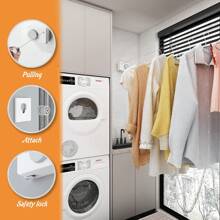 1pc Retractable Laundry Drying Rope, Invisible Clothesline Dryer Rack