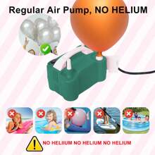 Bomba eléctrica para globos, bomba portátil para globos, inflador de globos para decoración de fiesta de cumpleaños (220V-240V)