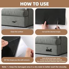 Shagoom Fabric Repair Patch, Large Self-Adhesive Tape For Furniture, Sofa, Car Interior, Shoes, Hand Bag, Clothing (Grey, 3.5X79 Inch) - Linen Beige - View 5
