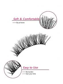 10 pares de pestañas postizas de visón 3D suaves, esponjosas y naturales, extensiones de pestañas de visón, pestañas cortas