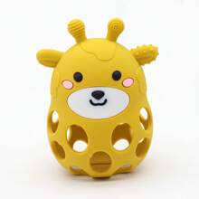 1pc Cute Silicone Deer Teething Mitten, Infant Teether, Feeding Grade Silicone Chew Toy
