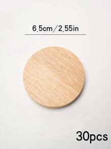 Personnalisation 1/10/15 pièces Ouvre-bouteille rond en bambou de 6/6,5 cm avec dos magnétique, parfait pour les projets DIY, les cadeaux de mariage et les cadeaux de fête. Ustensile de cuisine pour la maison, ouvre-bouteille à bière, cadeau pour le père
