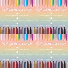 ColourPop BFF Crème Gel Liner - Waterproof Gel Eyeliner Pen With A High-Pigment &Amp; Buildable Formula - Colored Eyeliner With 18-Hour Wear - Sunnyvale (0.01 Oz) - Charmer - 查看 3