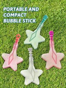 20pcs Colorful Mini Star Bubble Wands, Outdoor Manual Bubble Blowing Toys, Birthday/Party Favors & Rewards For Boys, Girls (Assorted Designs) - Multicolor - View 9