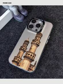 1 件磨砂柔软触感防震相机保护手机壳，适用于 11、12、13、14、15、16 Pro Max、X、XS、XR、16e、15 Plus，也兼容三星 Galaxy A03、Galaxy、OPPO、Realme、Vivo、Redmi、Infinix、Honor X50i - 灰色 - 查看 1