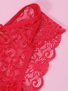 3件套女士低腰蕾丝性感内裤