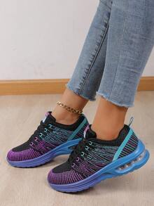 Giày thể thao thời trang nữ, thích hợp cho hoạt động ngoài trời và dạo phố, phù hợp cho mọi mùa. - Màu tím - Xem 4