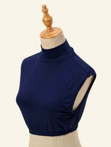 2 chiếc khăn choàng cổ tròn màu trơn cỡ lớn cho nữ, tấm che kín đáo, cổ áo, cổ lọ tay dài, khăn choàng giữ ấm cổ mỏng thanh lịch dành cho nữ, mềm mại và thoáng khí, đa năng cho mọi mùa để mặc trang phục trang trí Giáng sinh - 2 vòng cổ giả - Xem 10