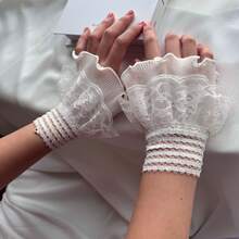 Premium Lace Trim Manicure Arm Sleeve Cover,Nail Supplies,Nail Tools,Nail Art Tools,Back To School,Nails,Nail Tools For Press On Nails - Multicolor - View 12