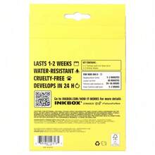 Tatuajes temporales Inkbox, Cruz, resistente al agua, perfecto para cualquier ocasión, negro, paquete de 2 - 1 - Ver 9