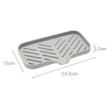 1 tấm thảm thoát nước vòi nước chống bắn nước bằng silicon gia dụng chống trượt tấm lót bệ bếp cốc bồn rửa dụng cụ nhà bếp đặc biệt - Nhiều màu - Xem 7