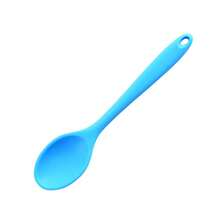 2pcs Household Silicone Spoon, Heat Resistant Non-Stick Pot Dedicated Soup Spoon & Mixing Spoon - Multicolor - View 7