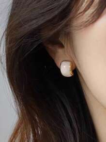 6 pièces/Set de boucles d'oreilles à clous avec décoration minimaliste de coquillage, étoile de mer et . Design mignon et doux parfait pour un port quotidien et des occasions spéciales pour femmes
