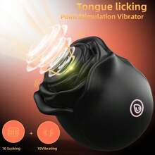 1pc Sex Toys Vibrator For Women Rose Sucking Vibrator Clitoral Nipple Stimulator With Suctions,G-Spot Dildo Vibrators Rose Sucker,Personal Massager For Women Female Couples Adult Sex Toy Games,Anal Sex Toy Clitoral Nipple Licker For Woman Man Couples